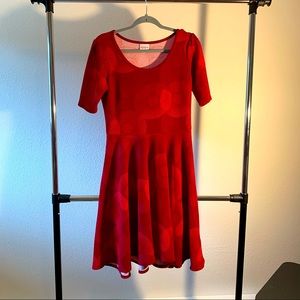 LuLaRoe Nicole, size lg. Red